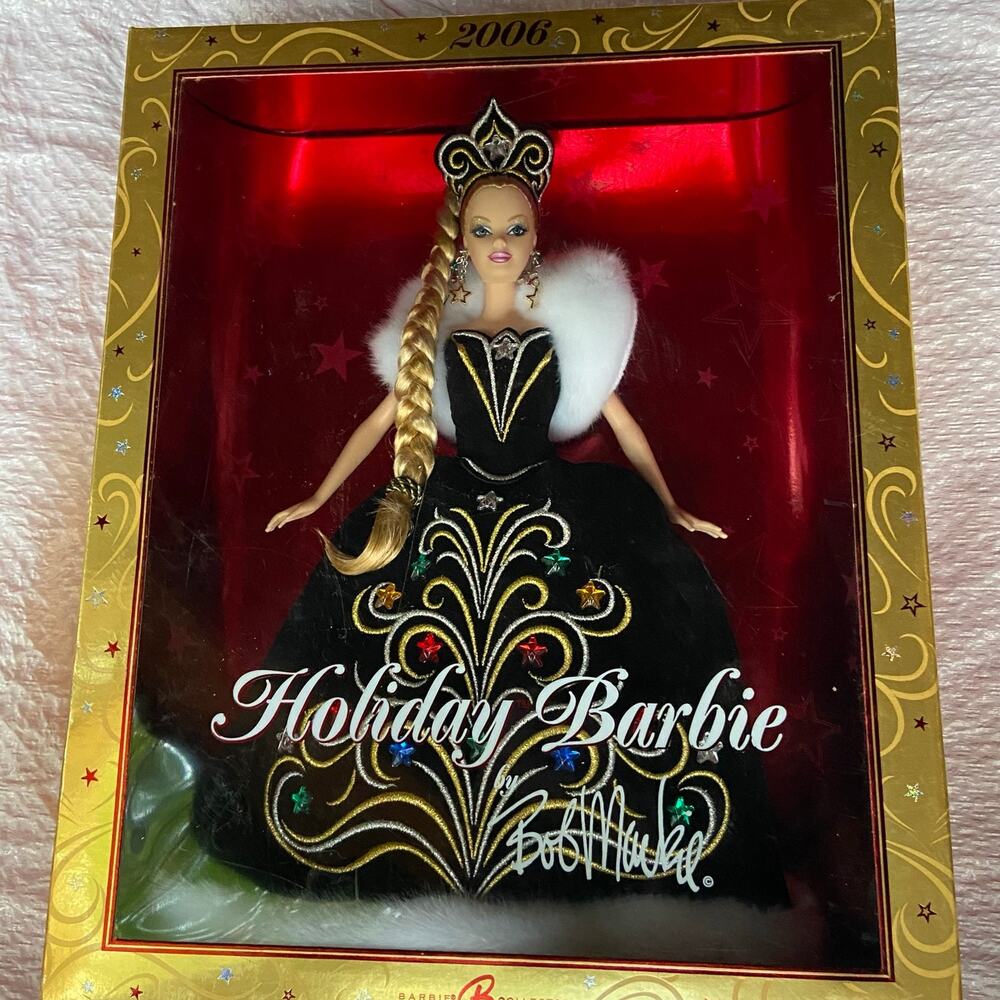 Holiday Barbie 2006 By Bob Mackie Collectible Doll Christmas NIB New Old Stock